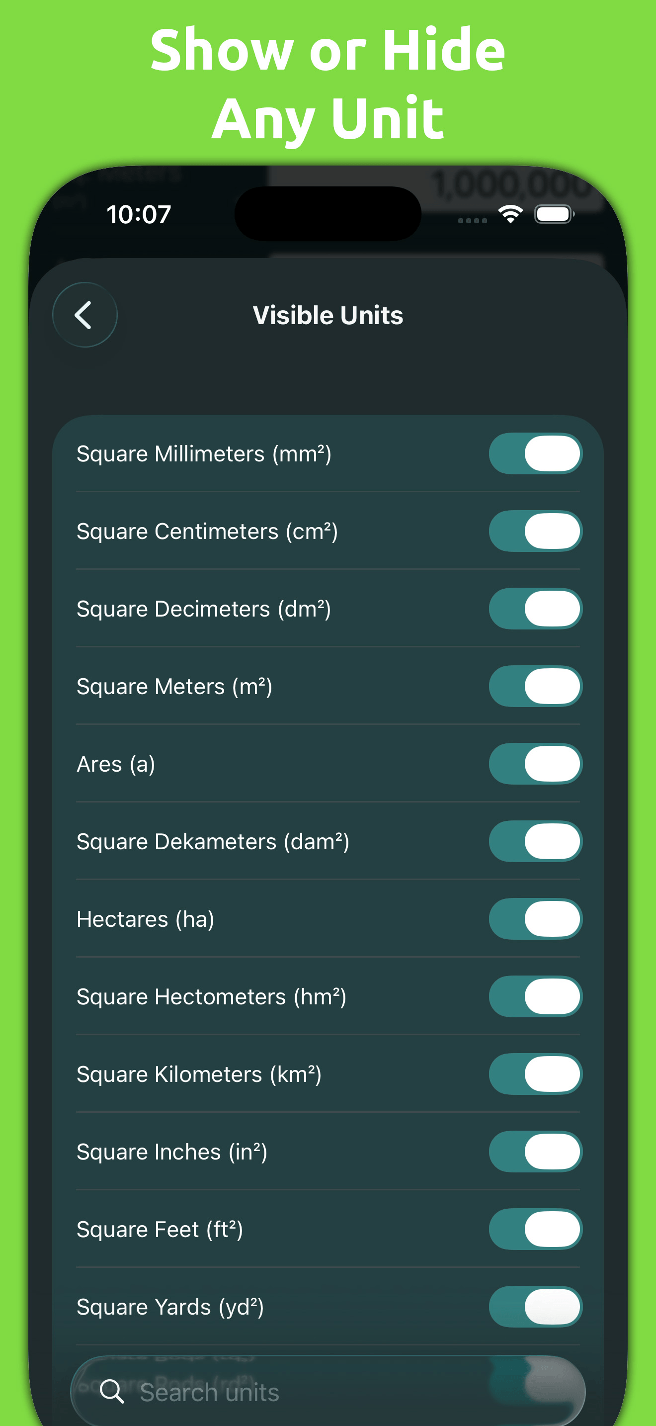 Mila's Area Converter PRO screenshot 3