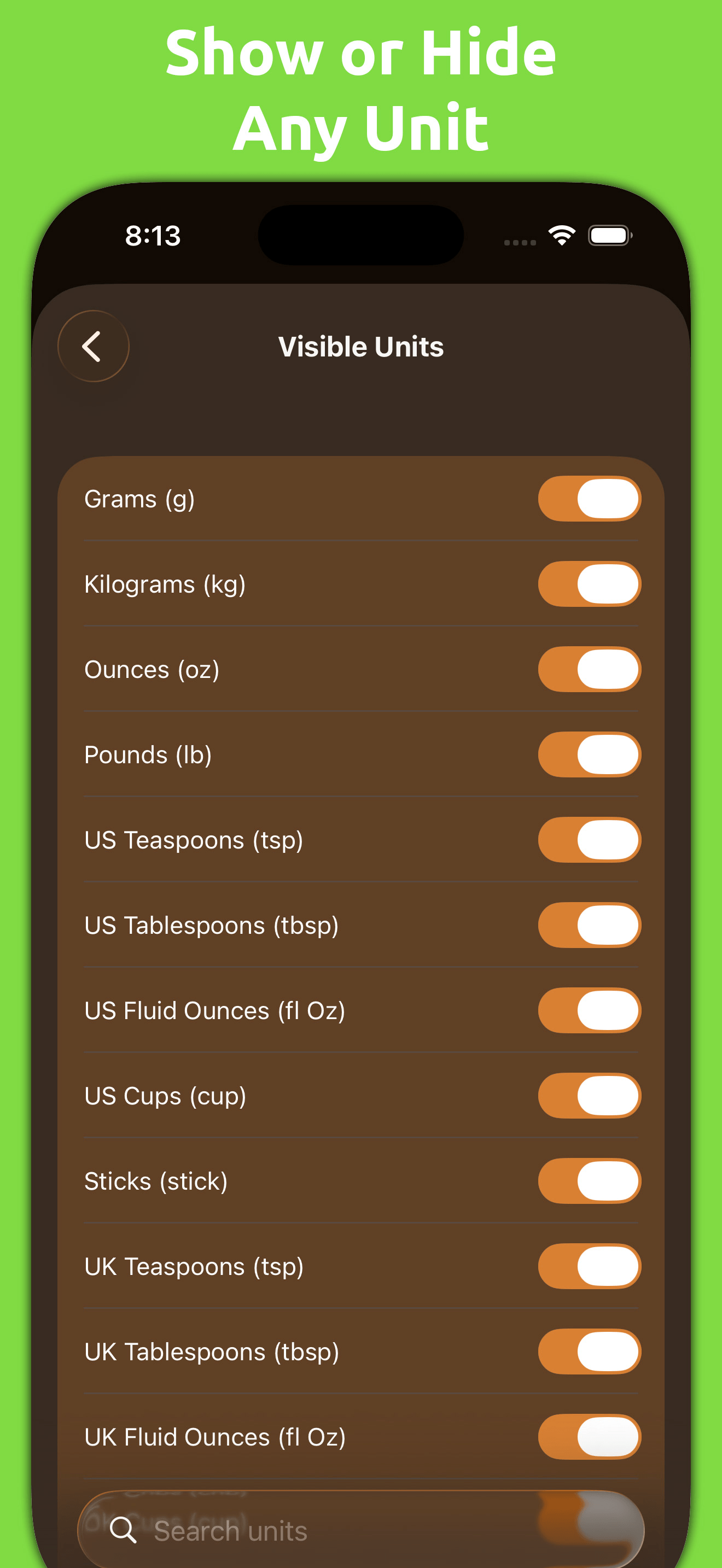 Mila's Cooking Converter PRO screenshot 4