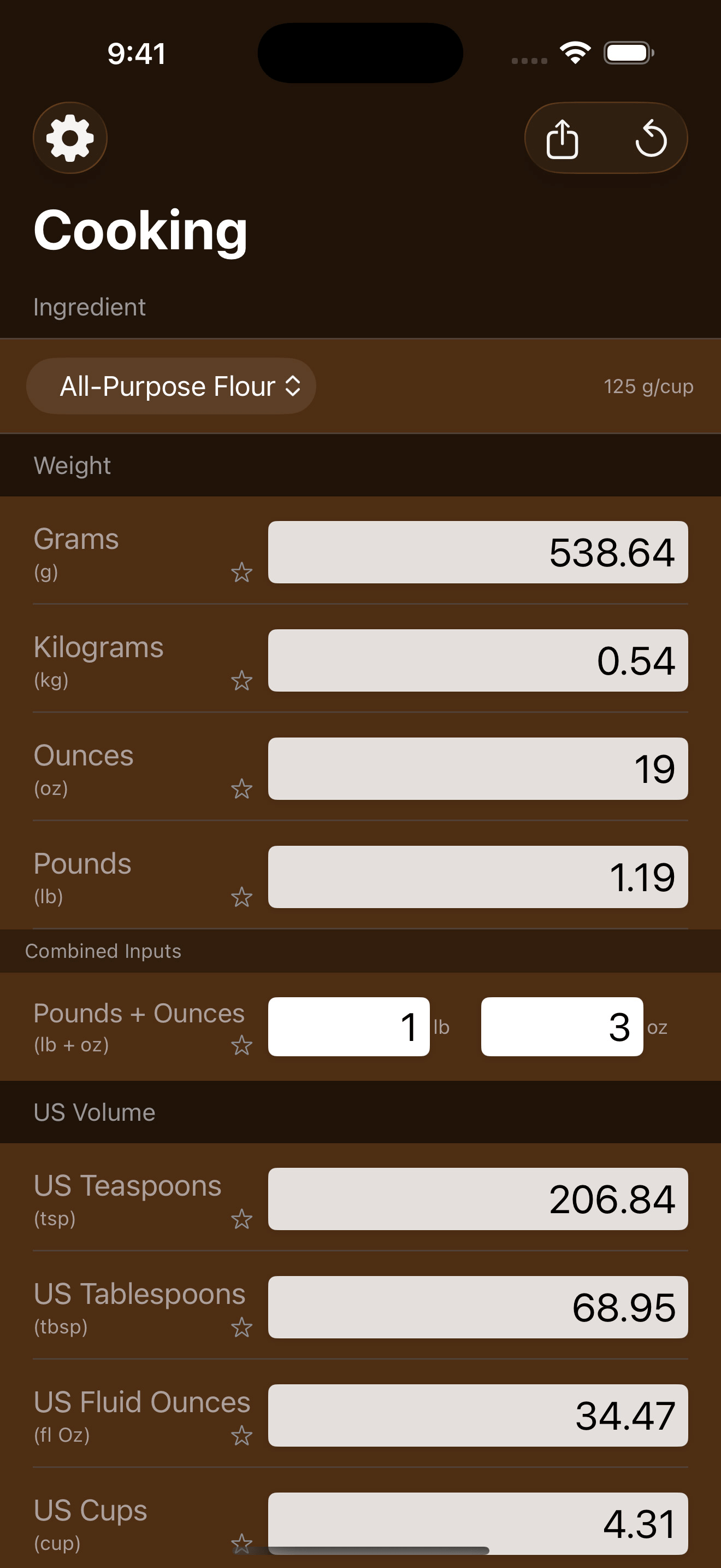 Mila's Cooking Converter PRO screenshot 6
