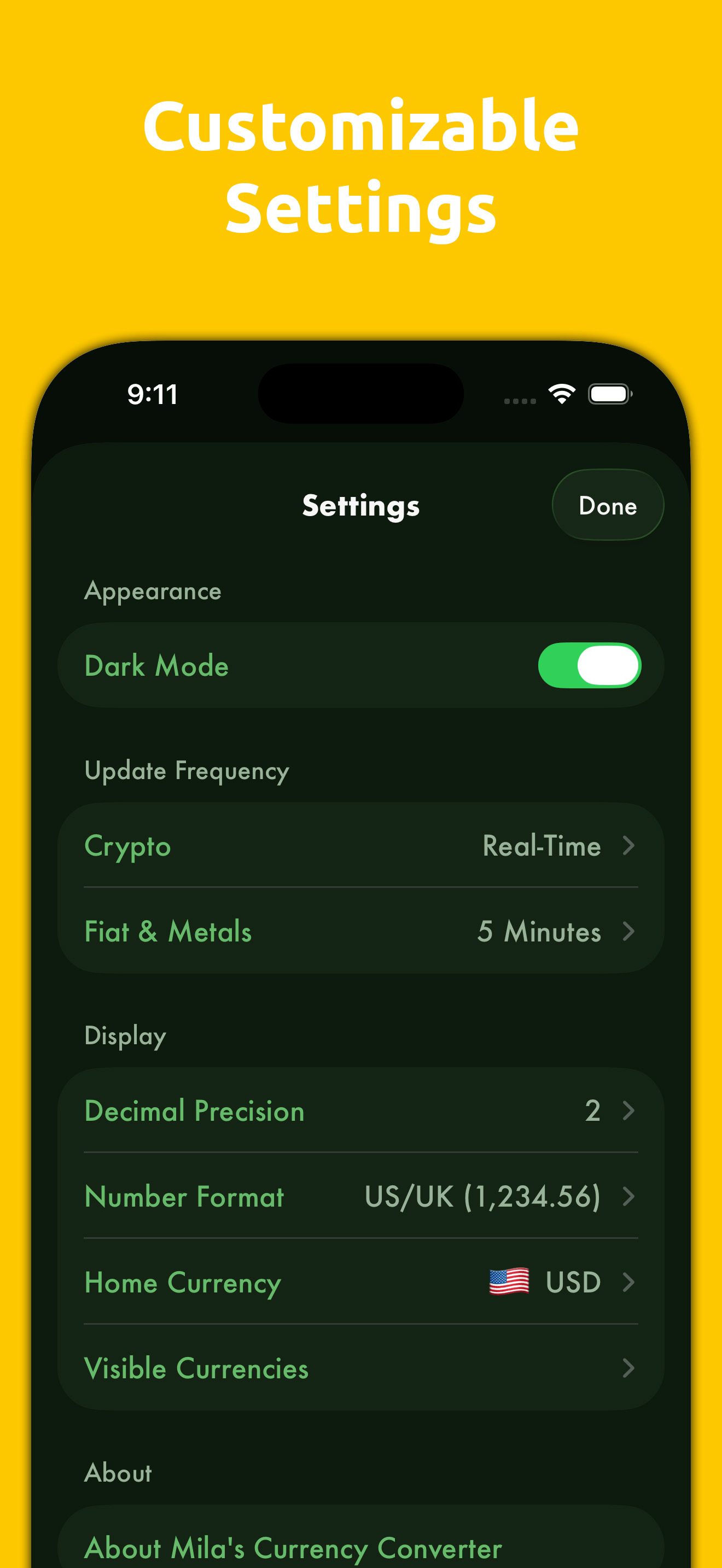 Mila's Currency Converter PRO screenshot 4