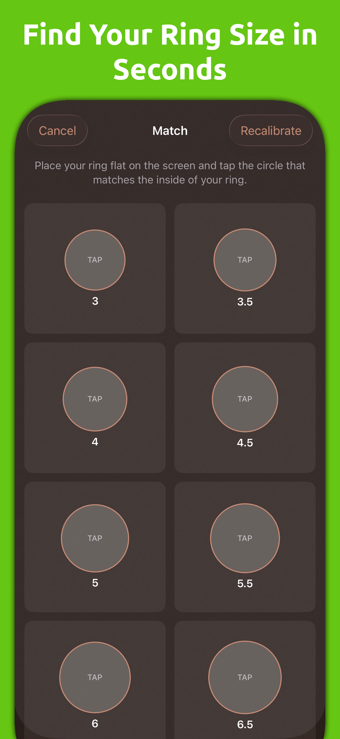 Mila's Ring Size Converter PRO screenshot 2