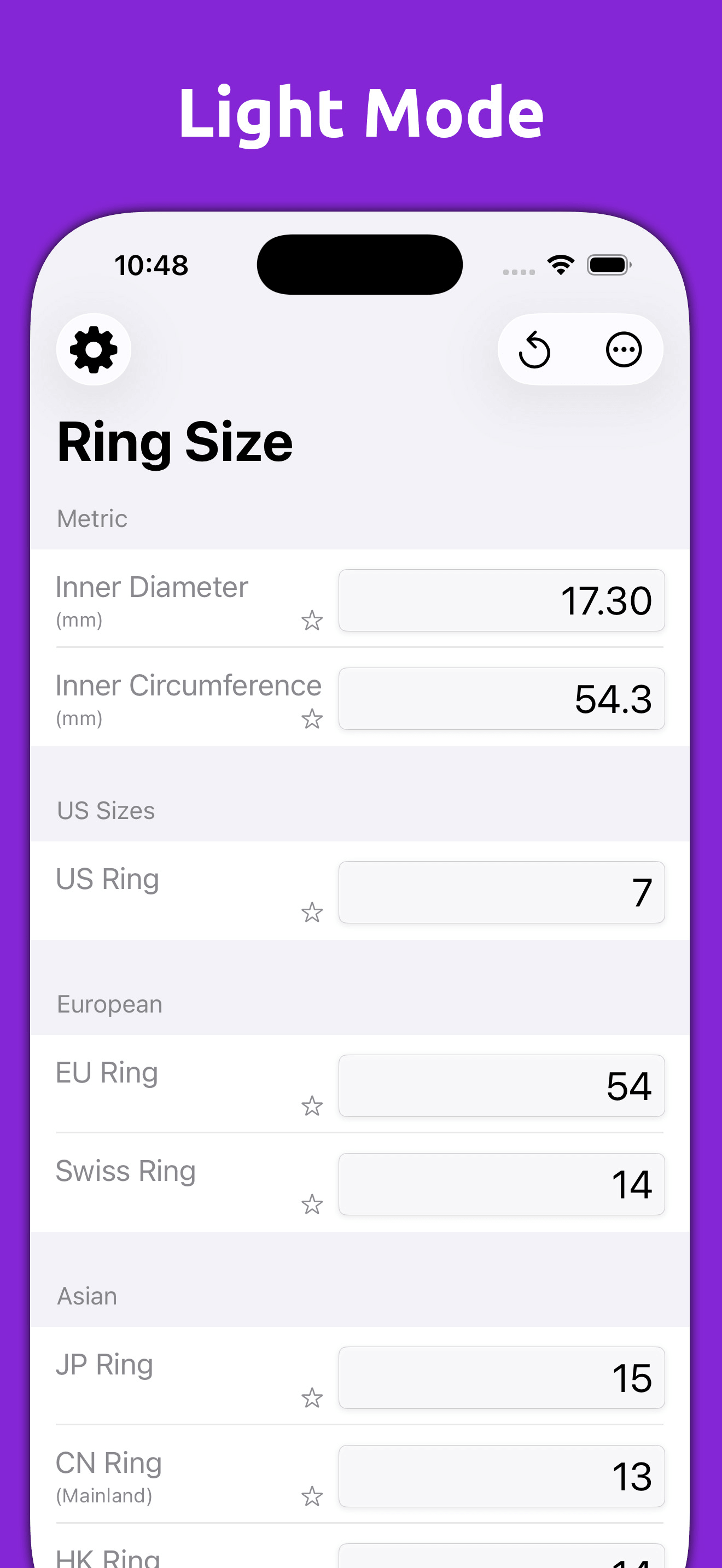 Mila's Ring Size Converter PRO screenshot 6