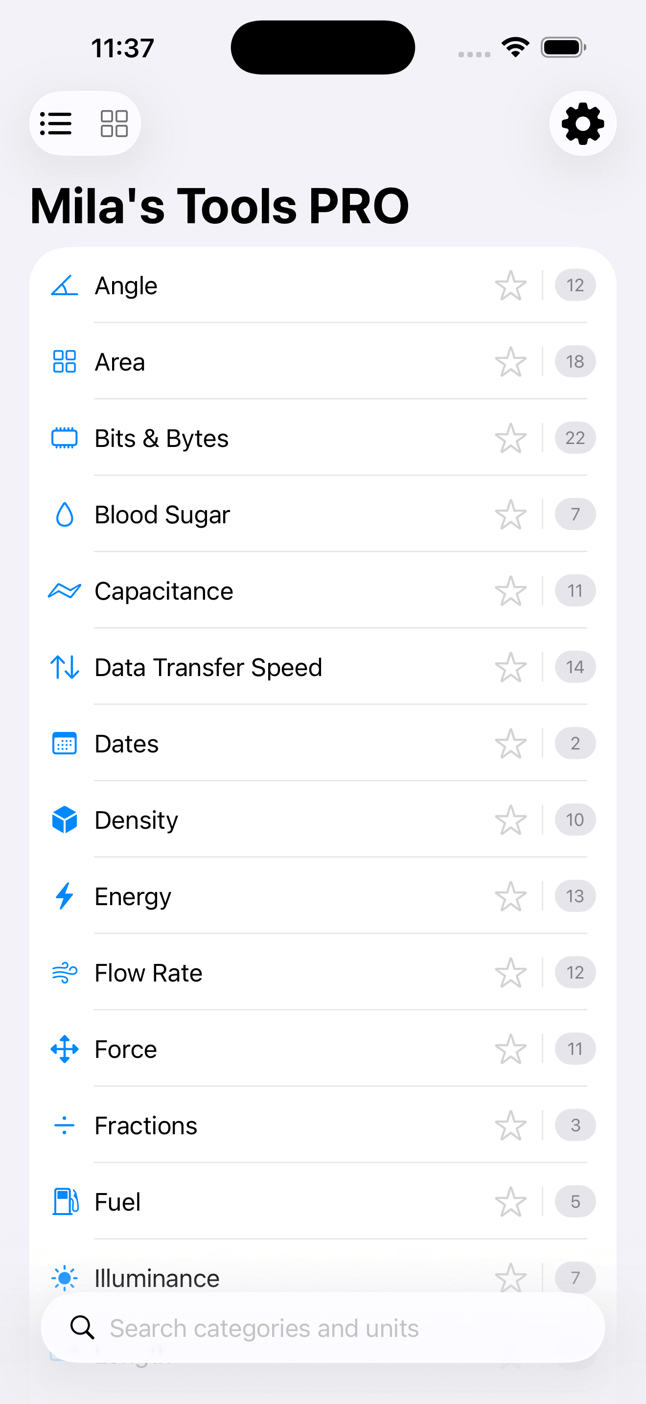 Mila's Unit Converter PRO screenshot 9