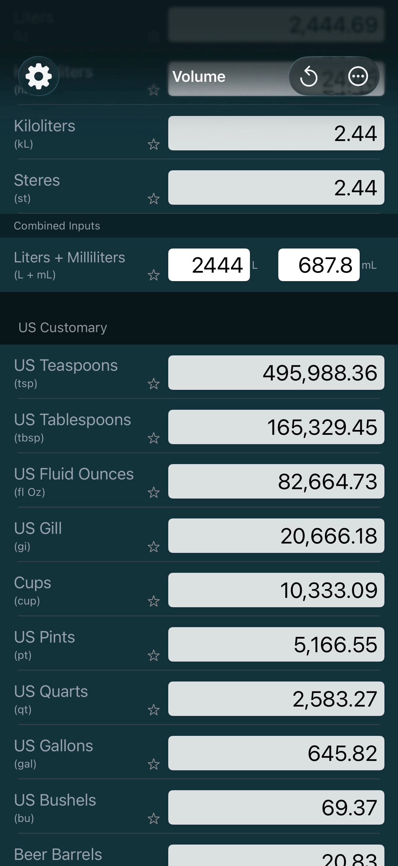 Mila's Volume Converter screenshot 5