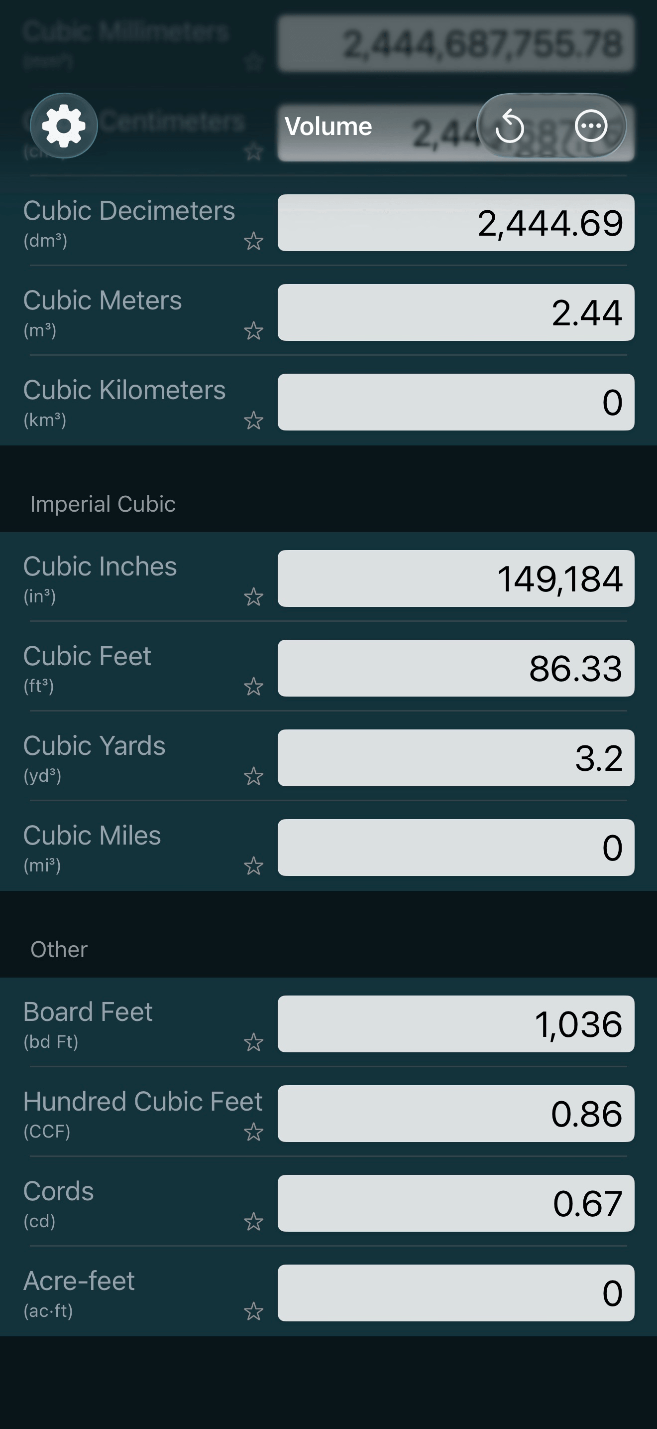 Mila's Volume Converter screenshot 8