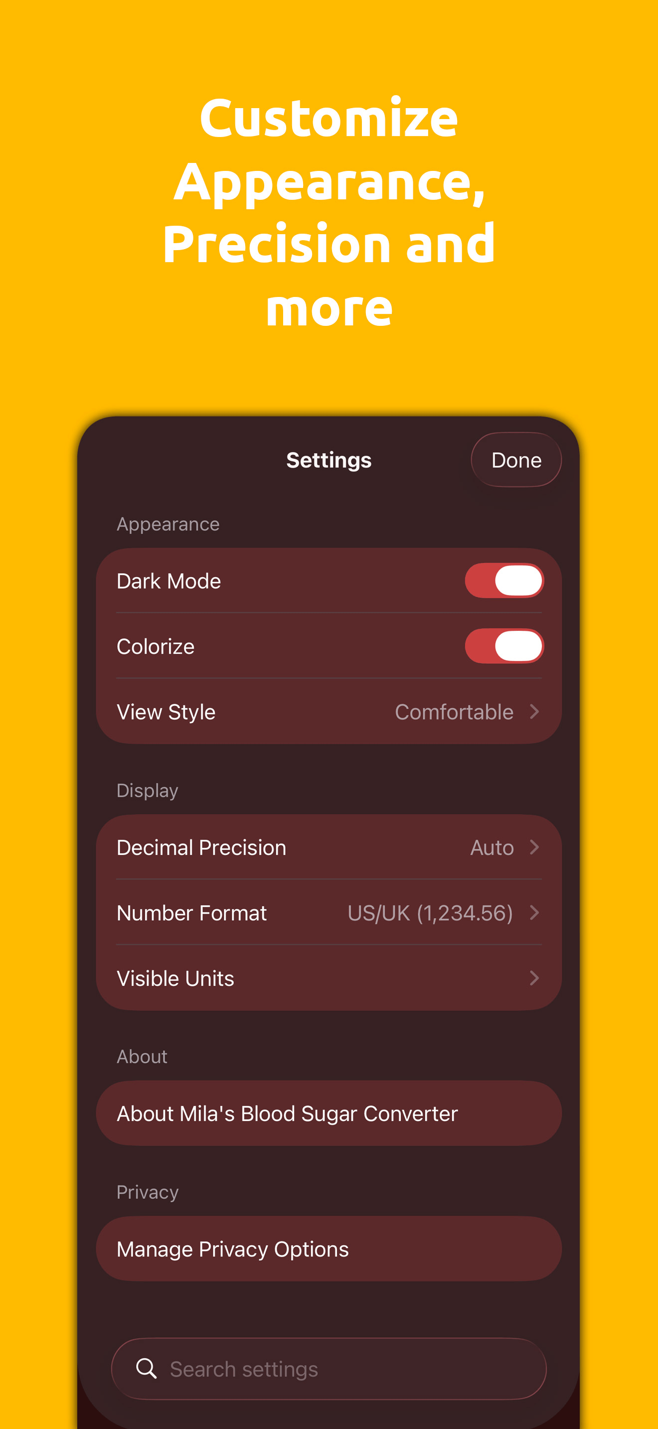 Blood Sugar Converter PRO+ screenshot 2