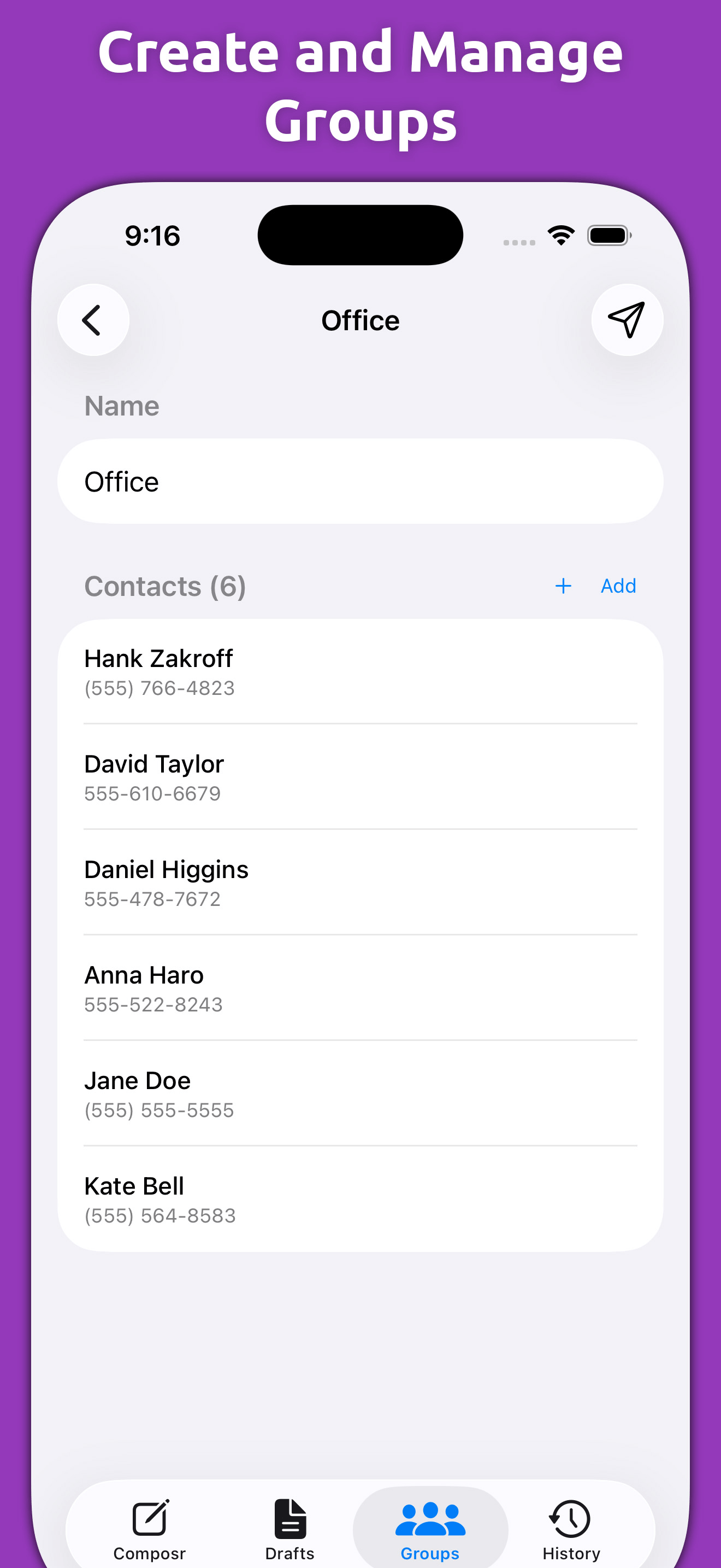 Composr: Bulk Text Sender screenshot 5