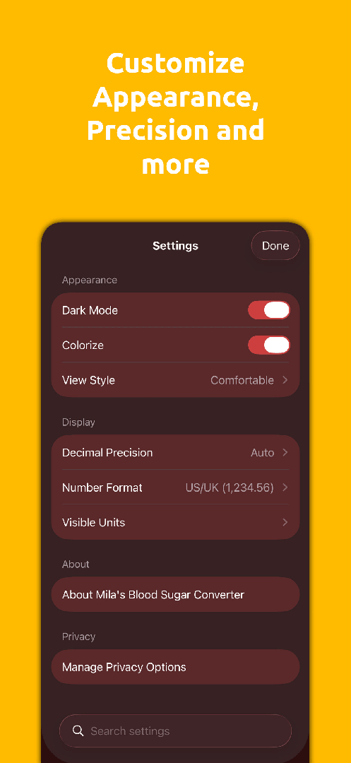 Blood Sugar Converter PRO+ — App Store screenshot 2 of 8