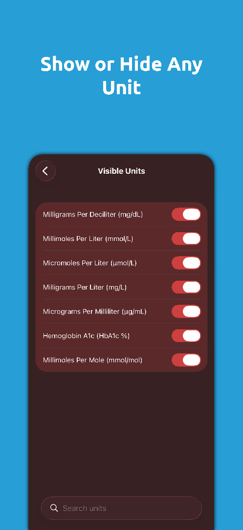 Blood Sugar Converter PRO+ — App Store screenshot 3 of 8