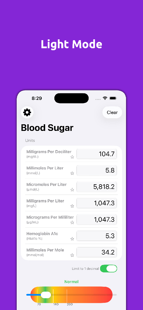 Blood Sugar Converter PRO+ — App Store screenshot 4 of 8