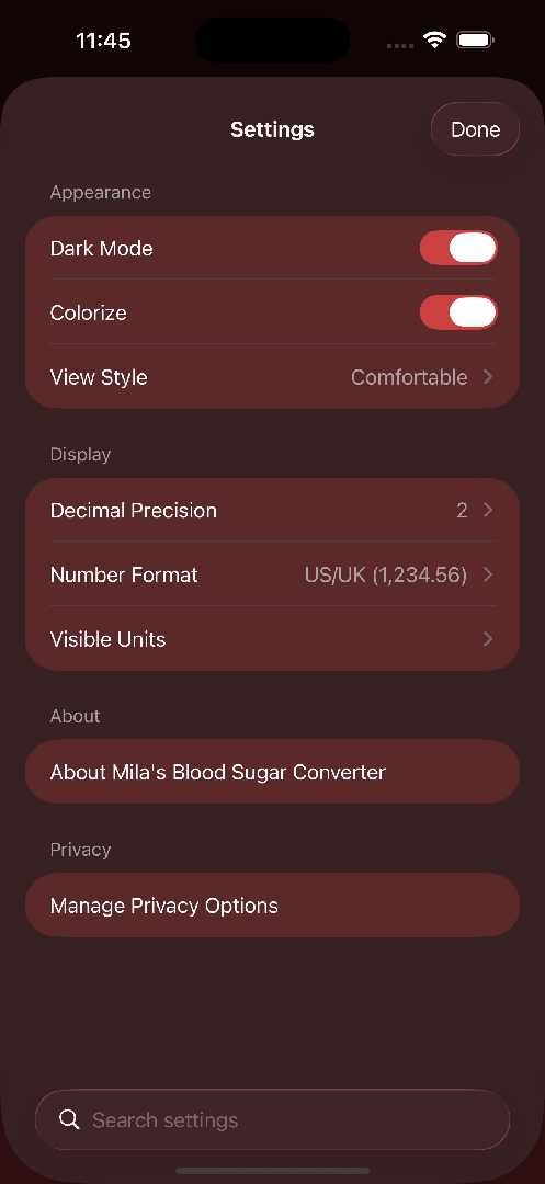 Blood Sugar Converter PRO+ — App Store screenshot 6 of 8