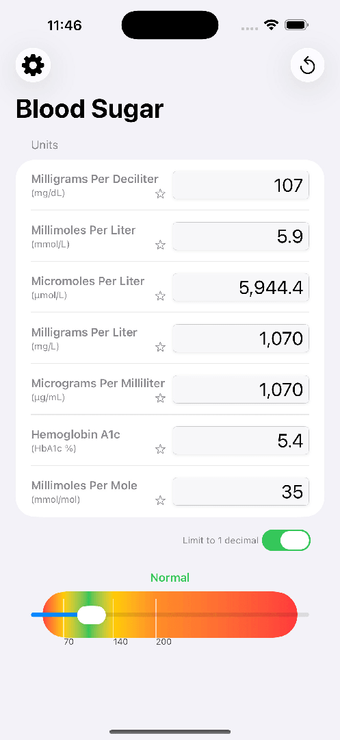 Blood Sugar Converter PRO+ — App Store screenshot 8 of 8