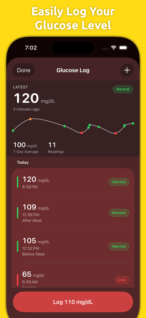 Mila's Blood Sugar Converter — App Store screenshot 3 of 7