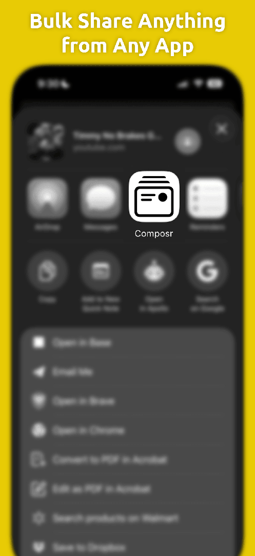 Composr: Bulk Text Sender — App Store screenshot 6 of 6