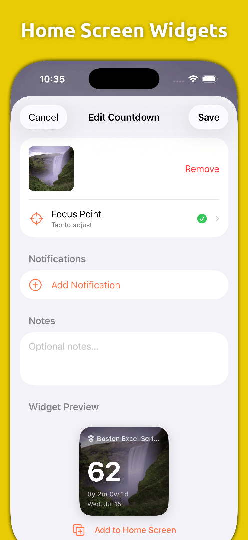 Mila's Countdown Timer Widgets — App Store screenshot 3 of 7