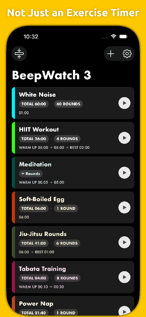 Interval Timer: BeepWatch — App Store screenshot 2 of 10