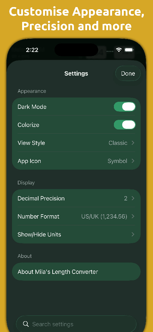 Mila's Length Converter — App Store screenshot 2 of 10