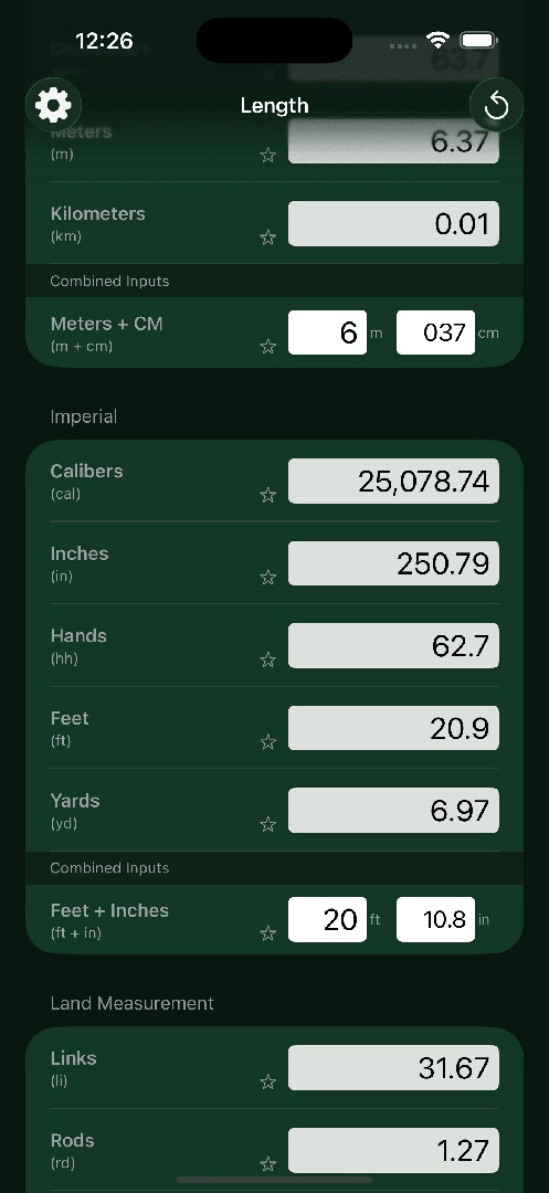 Mila's Length Converter — App Store screenshot 6 of 10