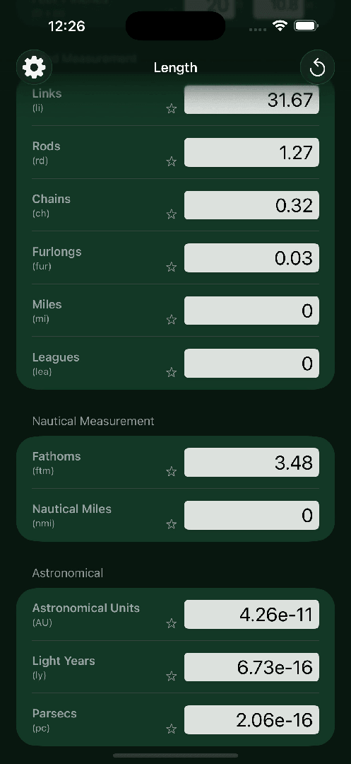 Mila's Length Converter — App Store screenshot 7 of 10