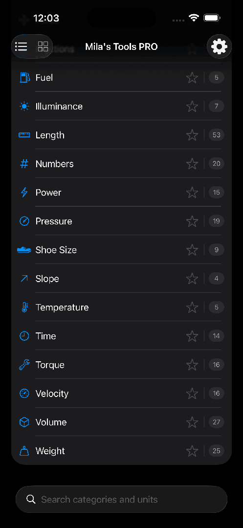 Mila's Unit Converter PRO — App Store screenshot 10 of 10