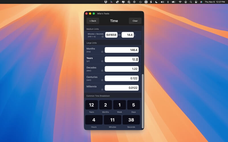 Mila's Tools: Unit Converter — App Store screenshot 5 of 7