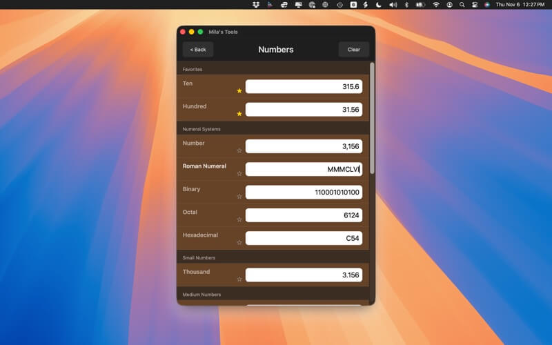 Mila's Tools: Unit Converter — App Store screenshot 6 of 7