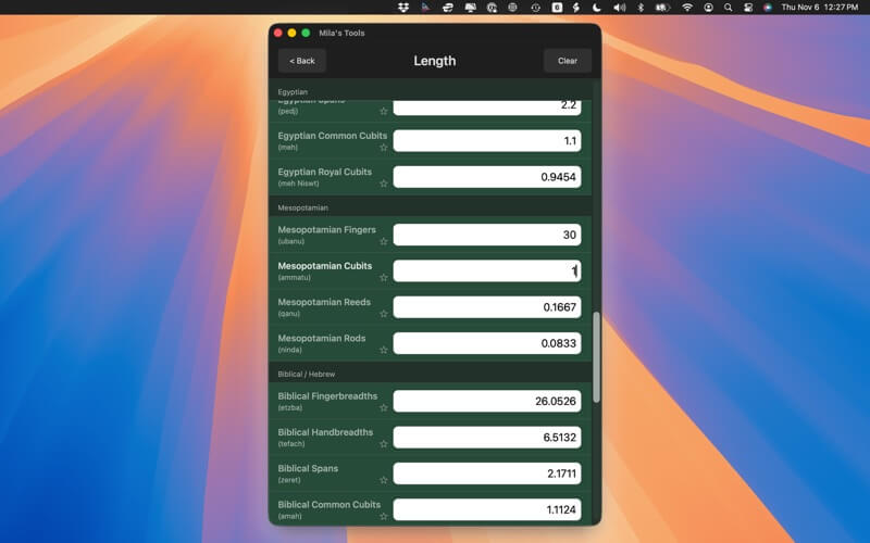 Mila's Tools: Unit Converter — App Store screenshot 7 of 7