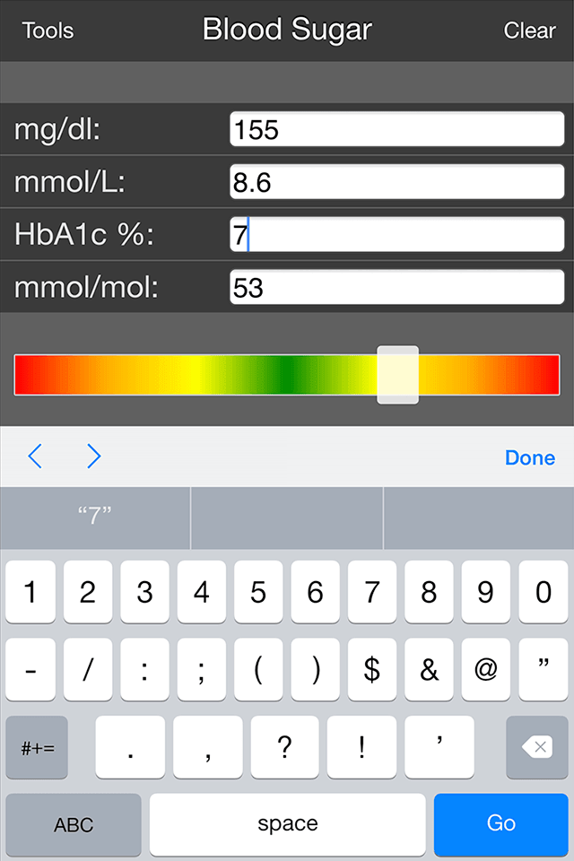 Mila's Tools — blood sugar converter