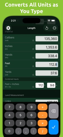 Mila's Length Converter - App Store screenshot 1 of 10