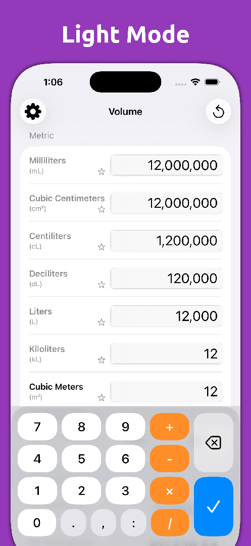 Mila's Volume Converter - App Store screenshot 4 of 8