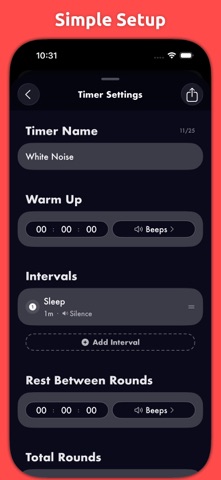 Interval Timer: BeepWatch - App Store screenshot 3 of 10