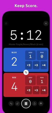 BJJ Timer & Scoreboard - App Store screenshot 2 of 7