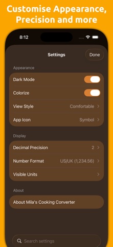 Mila's Cooking Converter PRO - App Store screenshot 3 of 7