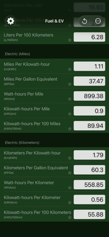 Mila's Fuel & EV Converter - App Store screenshot 6 of 6