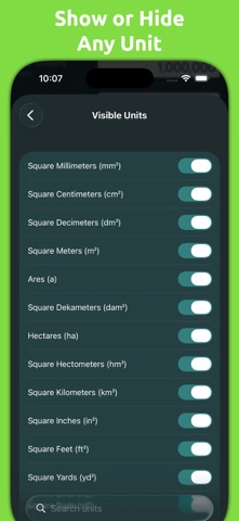 Mila's Area Converter PRO - App Store screenshot 3 of 6