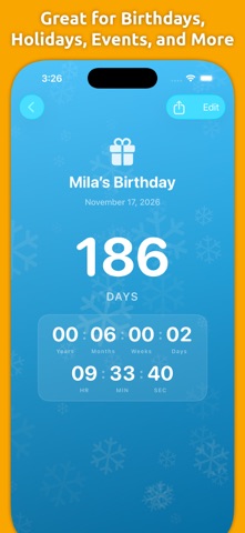 Mila's Countdown Timer Widgets - App Store screenshot 2 of 7