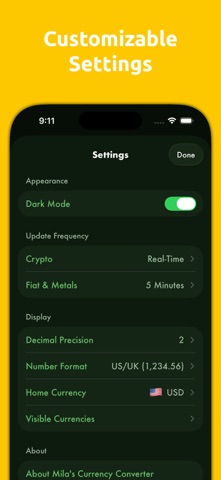 Mila's Currency Converter PRO - App Store screenshot 4 of 6