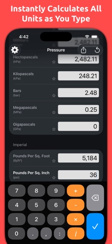 Mila's Pressure Converter - App Store screenshot 1 of 6