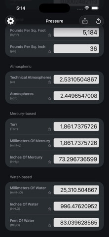 Mila's Pressure Converter - App Store screenshot 6 of 6