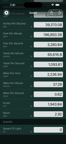 Mila's Speed Converter PRO - App Store screenshot 6 of 6