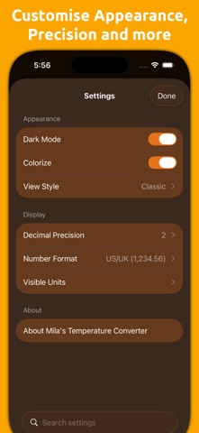 Mila's Temperature Converter - App Store screenshot 2 of 5