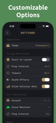 Scott's Pinger: Uptime Monitor - App Store screenshot 6 of 7