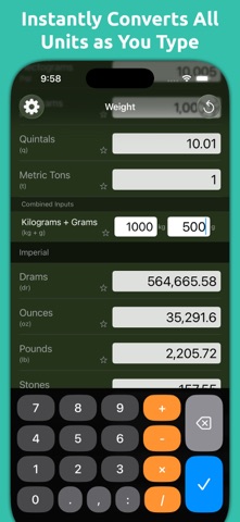 Mila's Weight Converter - App Store screenshot 1 of 7