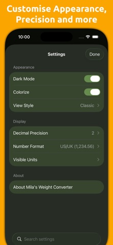 Mila's Weight Converter - App Store screenshot 2 of 7