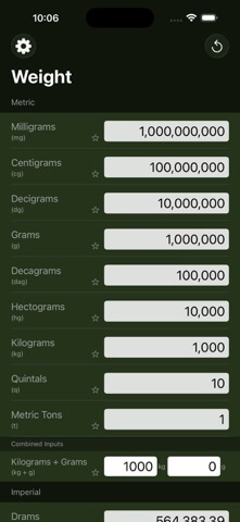 Mila's Weight Converter - App Store screenshot 5 of 7