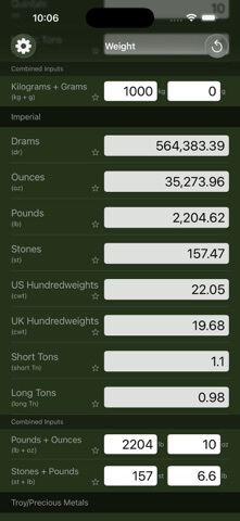 Mila's Weight Converter - App Store screenshot 6 of 7