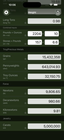 Mila's Weight Converter - App Store screenshot 7 of 7